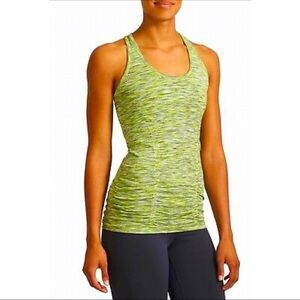 Athleta Fast Track Seamless Ruched Racerback Tank